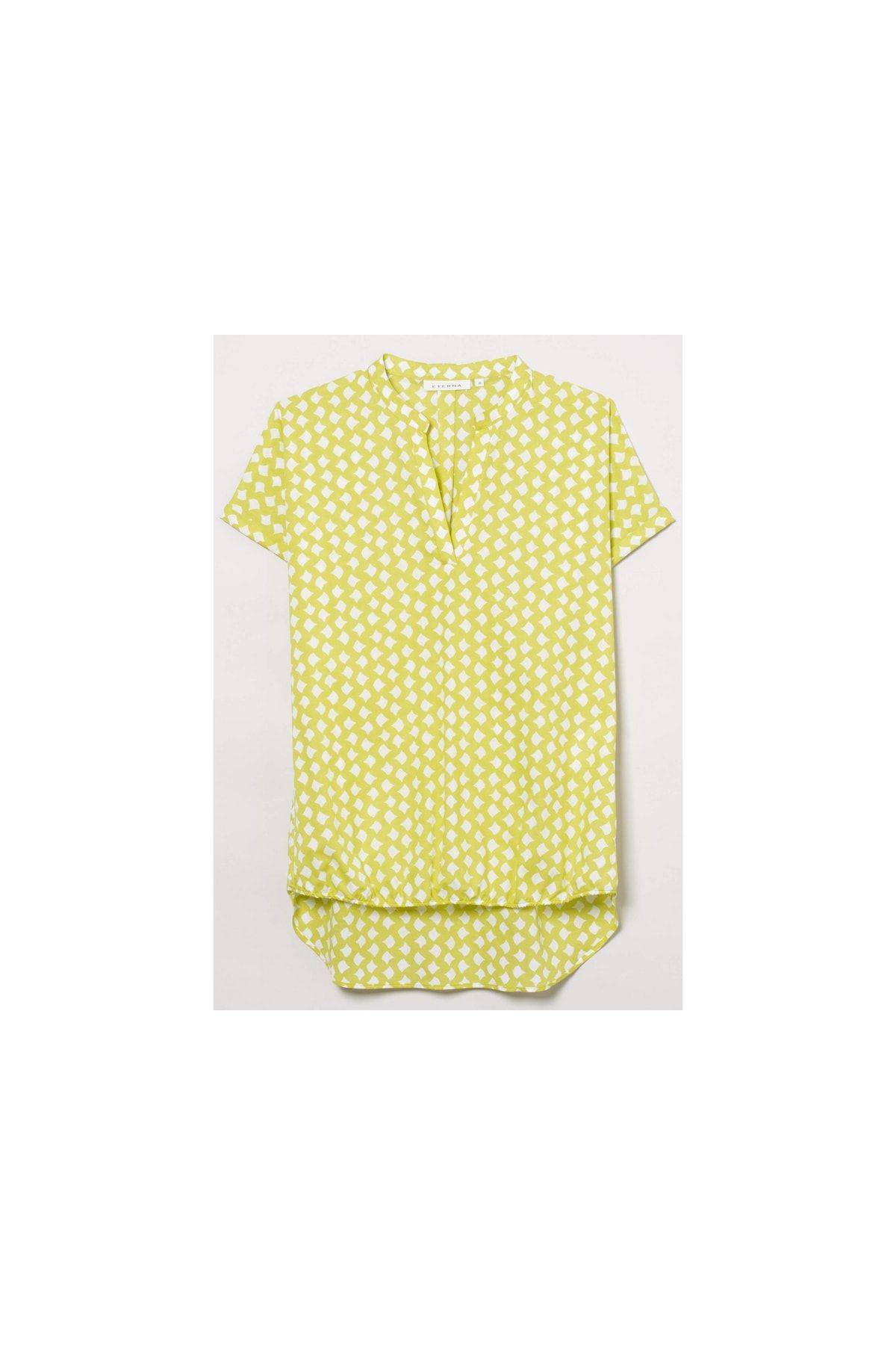 ETERNA Bluse - Gelb Regular - Fit Trendyol 