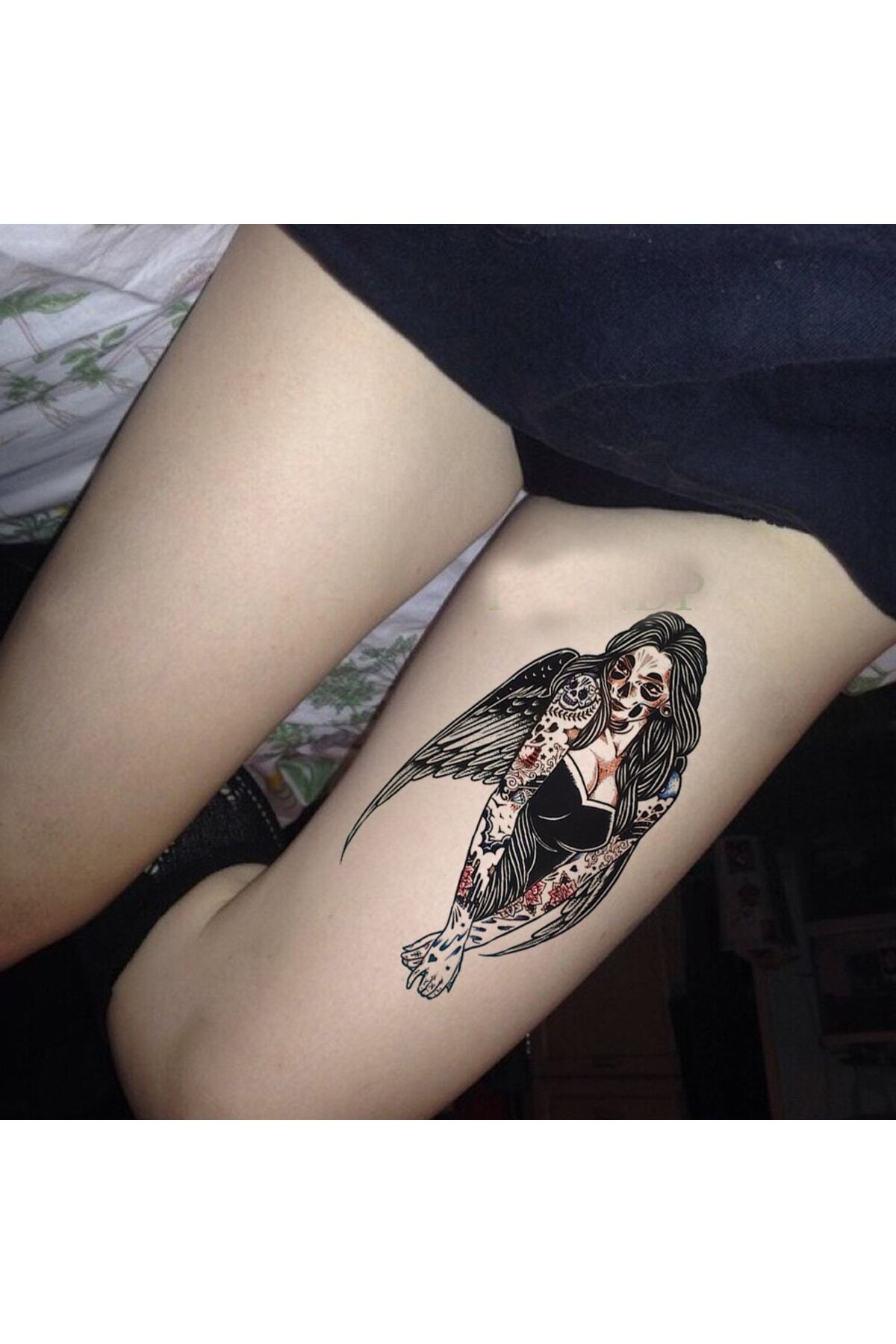 gotik melek makyajı