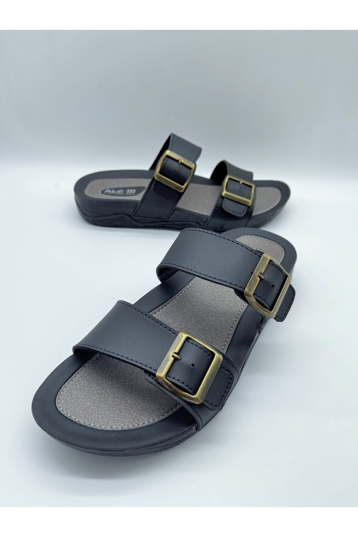 Hızlı Al-Lined Sole Men's Slippers 5