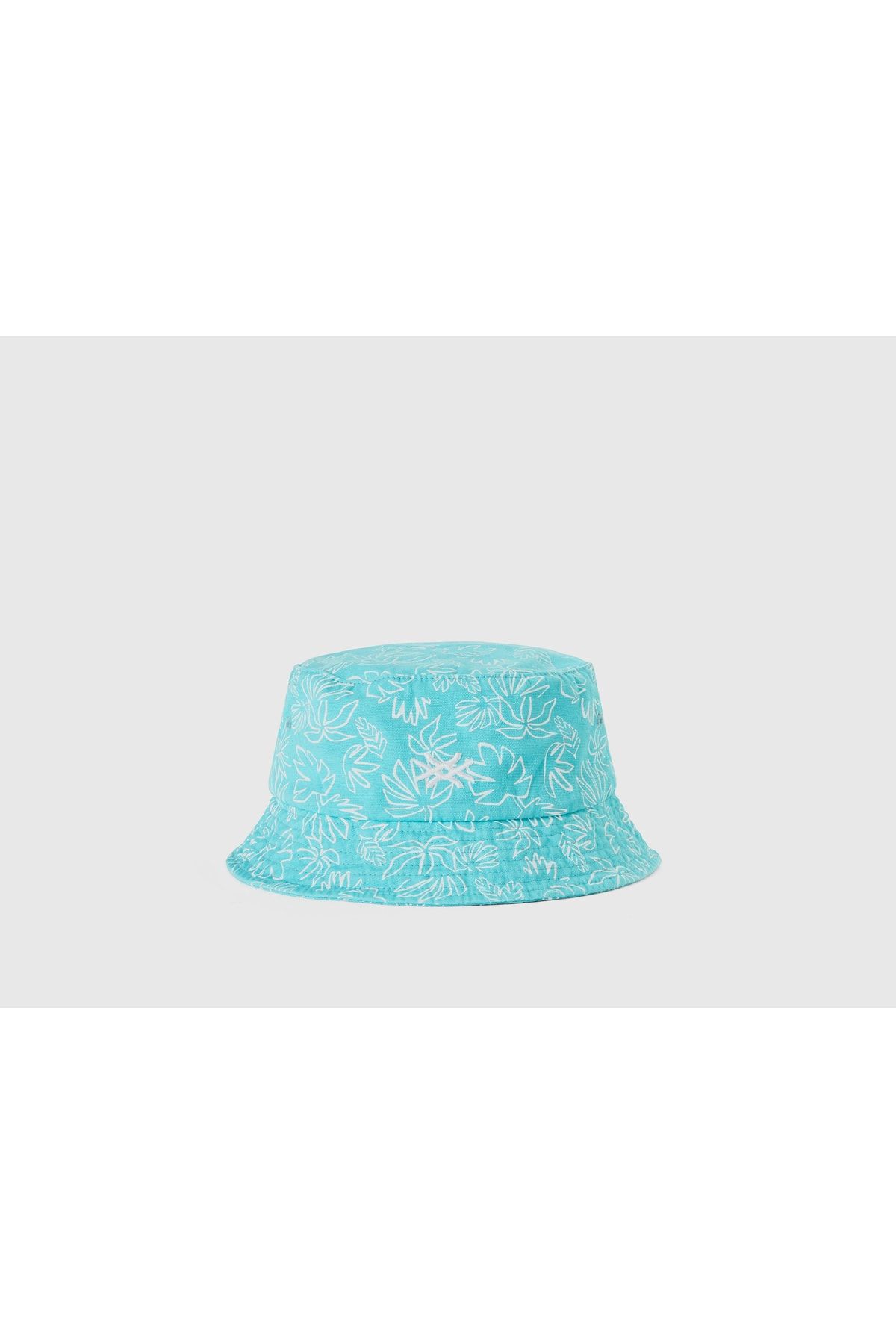 United Colors of Benetton کلاه ماهیگیر با آرم مخلوط پسر الگوی گورخر