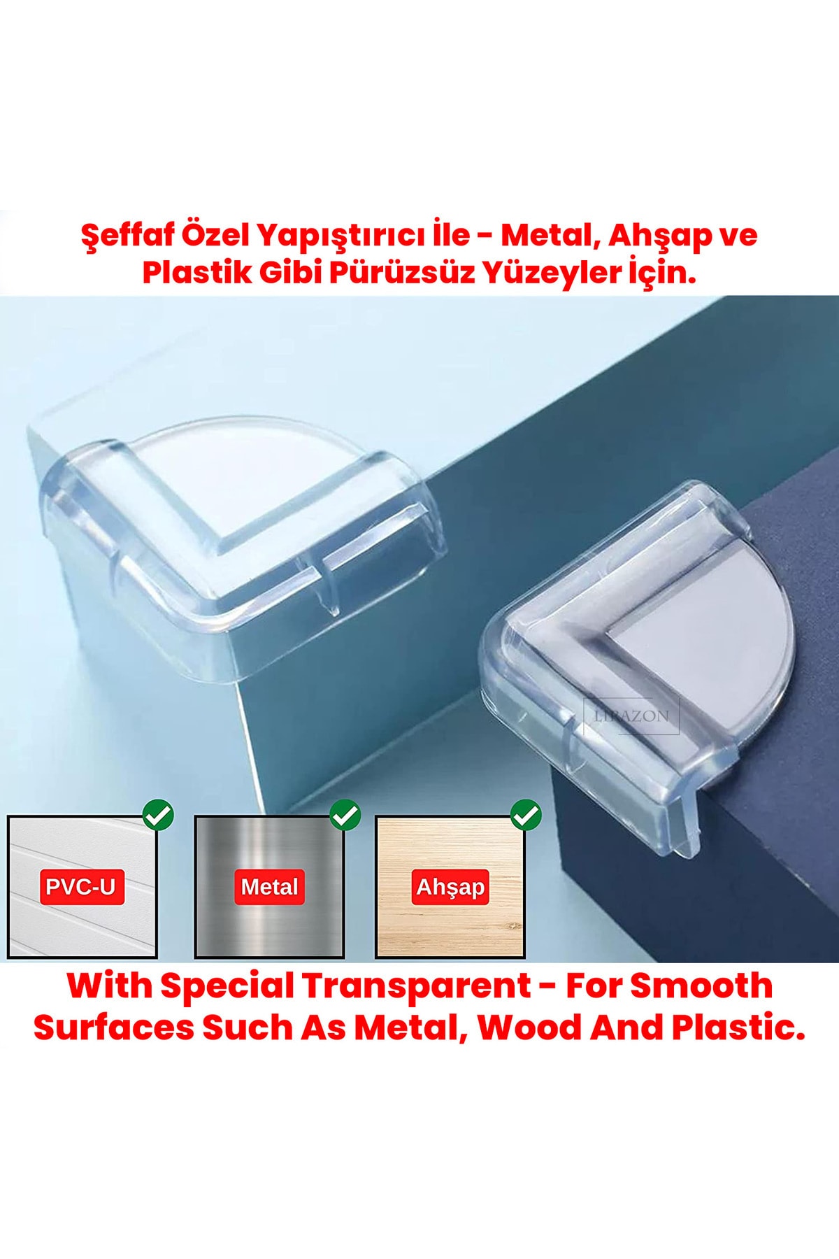 İdeal Baby 6 Paket Köşe Koruyucu (cam Ve Raf) fotoğrafı 7 (önizleme)