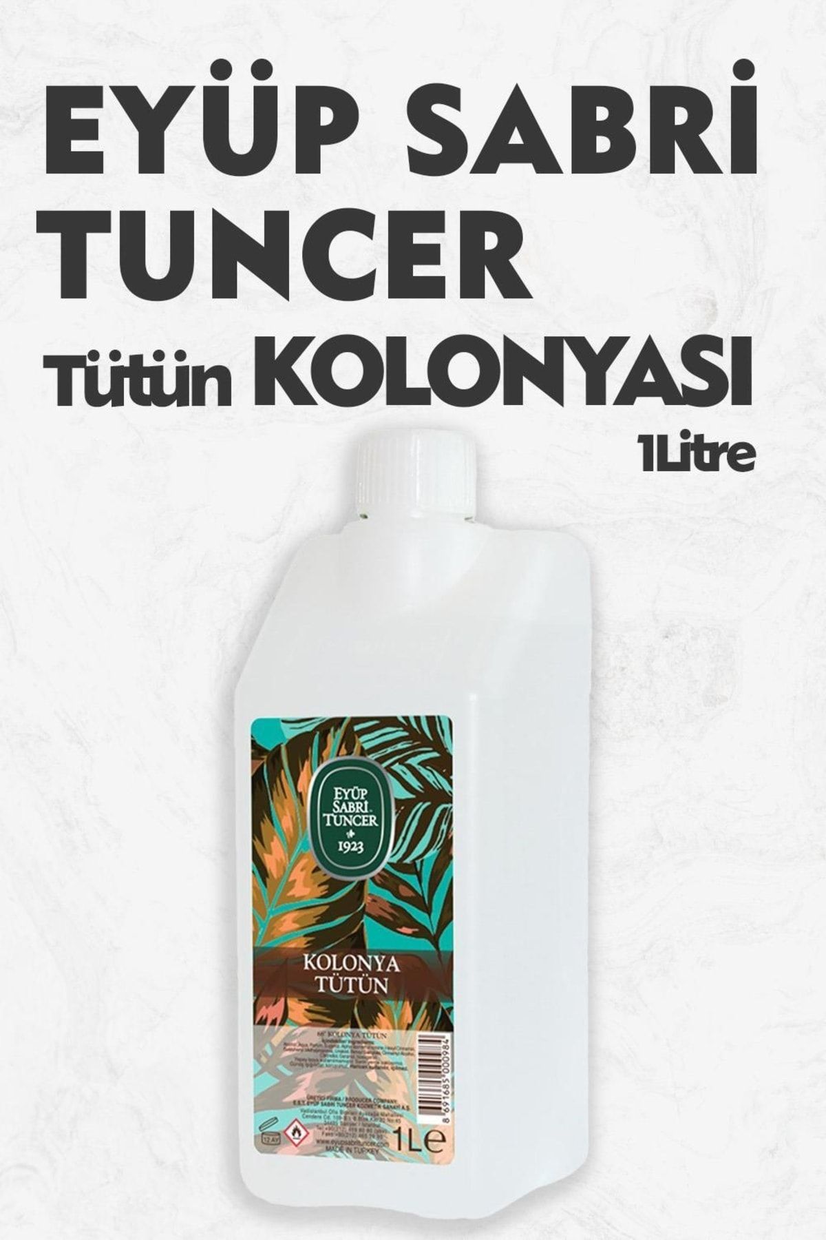 بطری یدکی ادکلن تنباکو 1 لیتری Eyüp Sabri Tuncer