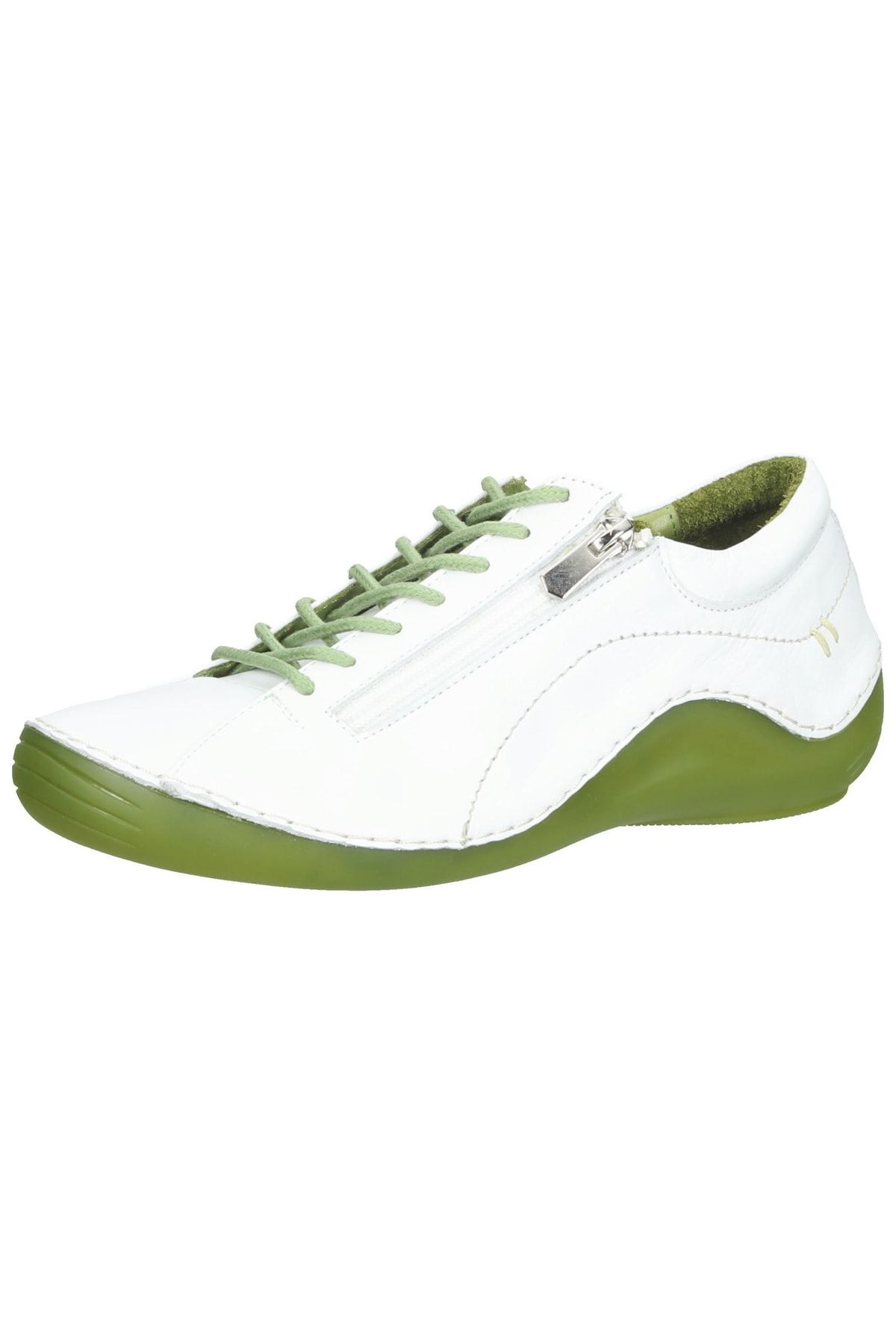 Cosmos Comfort Flacher Schuh Weiß Flacher Absatz Fast ausverkauft
