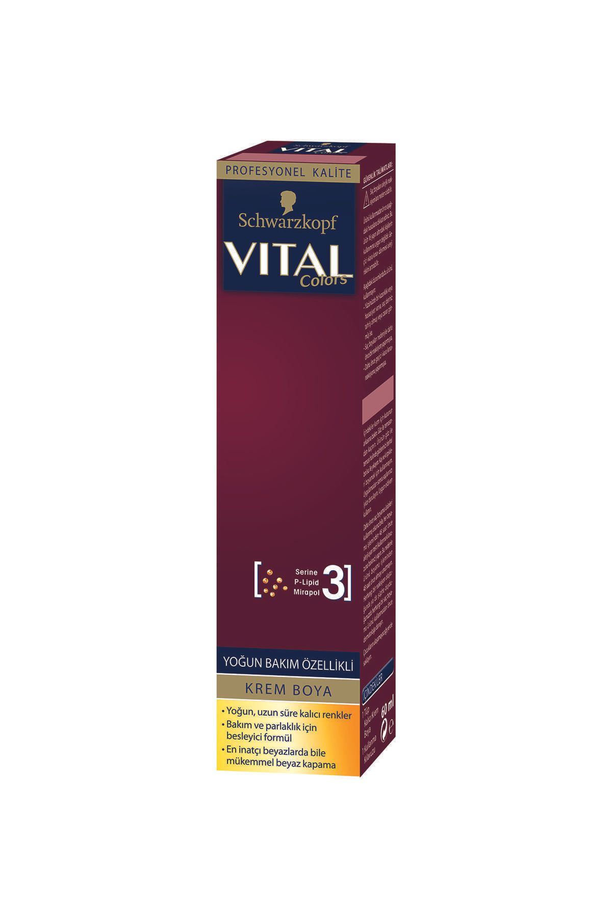 Vital Colors Krem Saç Boyası 6-3 Altın Kumral - 60 ml