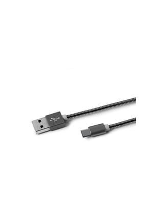 Metal Type-C Kablo - Koyu Gri USBTYPECSNAKEDS