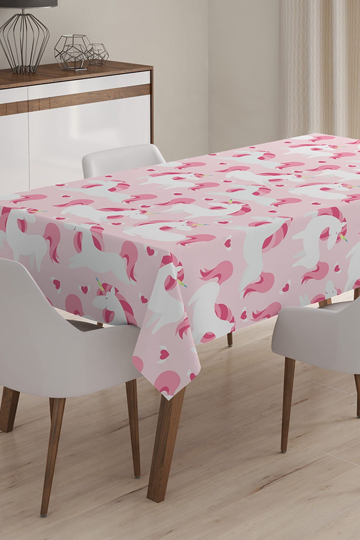Realhomes-Custom Design 3D Digital Printed Tablecloth - 140 x 180 cm 1