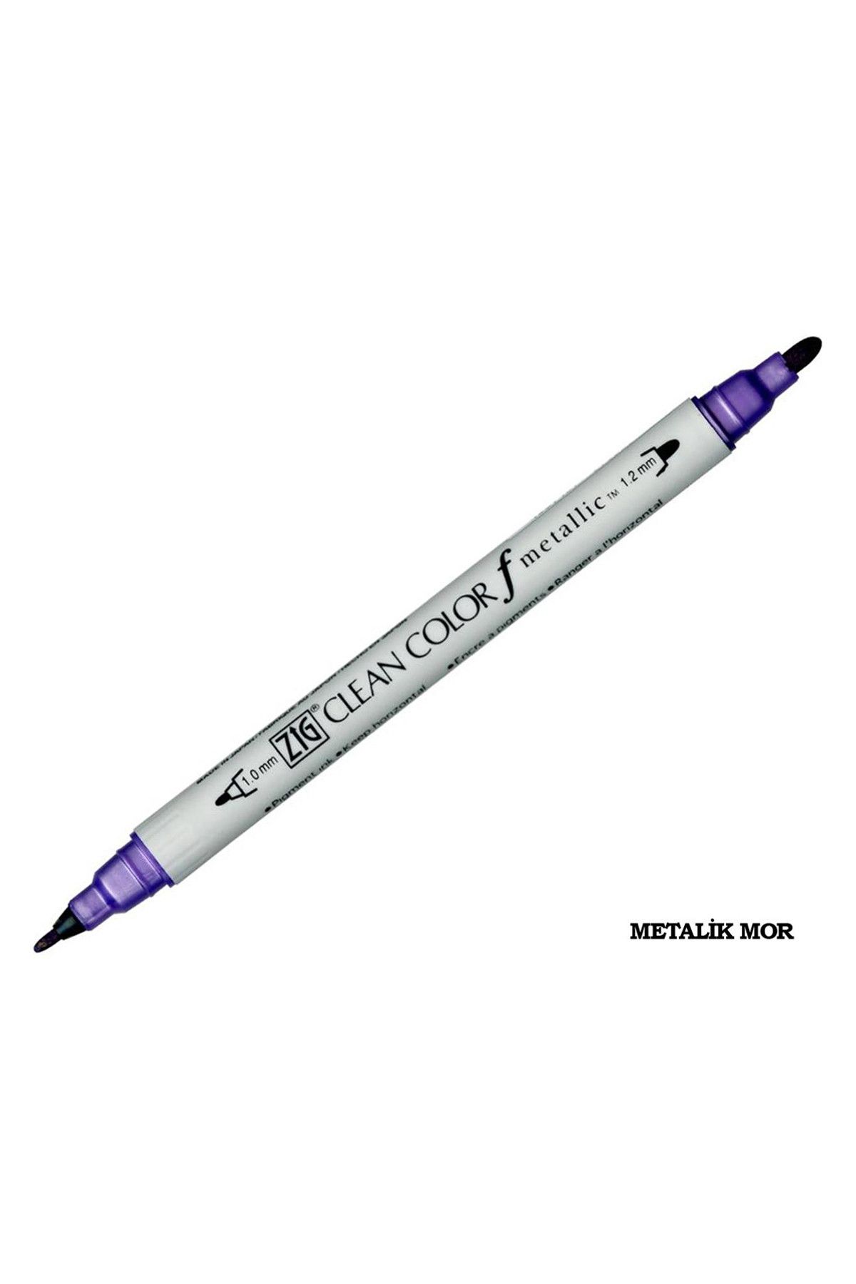 Zig-Clean Color F Double Tip Pen 126 Metallic Red 1