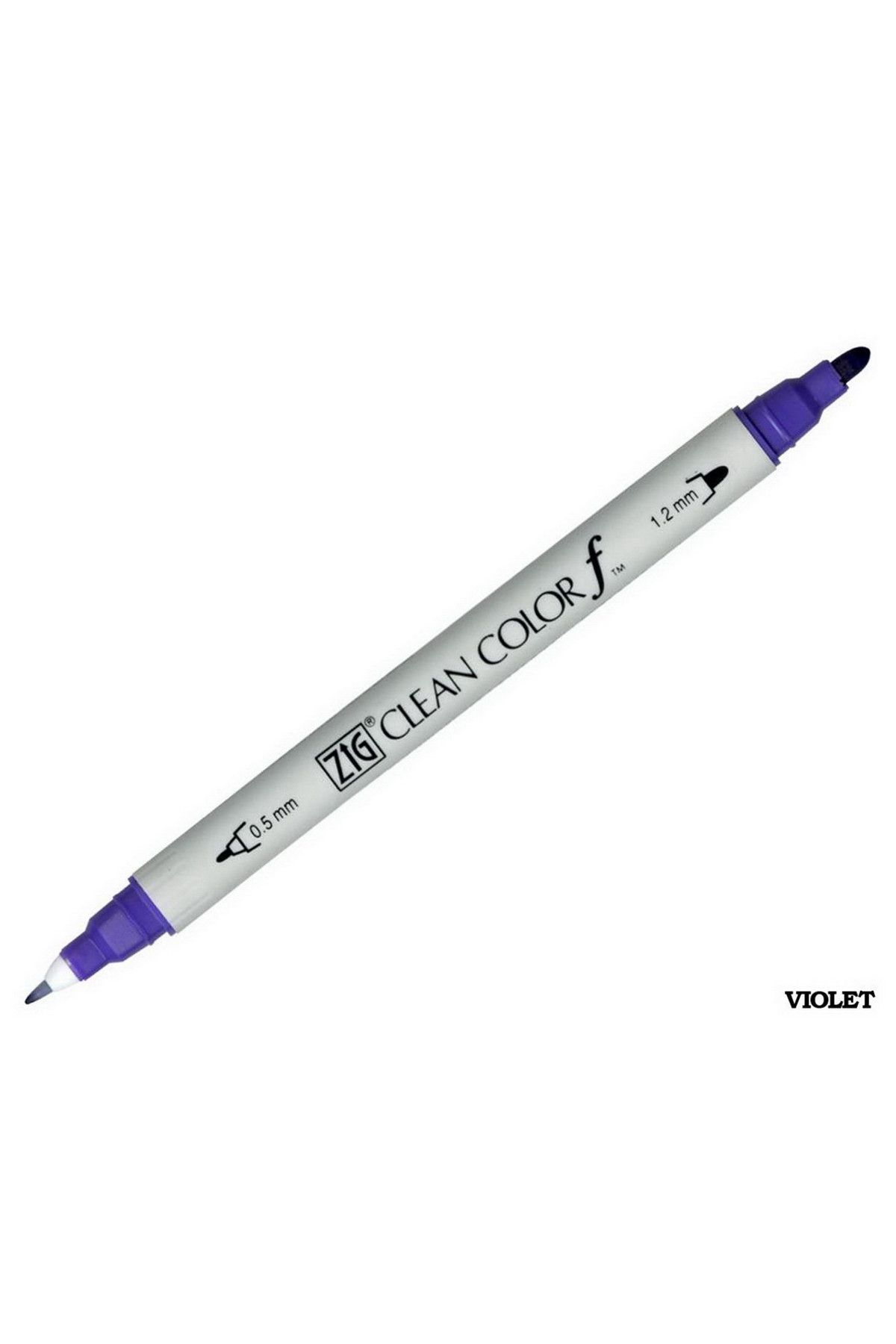 Zig-Clean Color F Tcs-6000t 080 Violet Double Sided Pencil 1