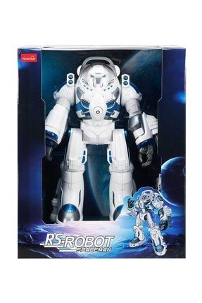 Robot Spaceman Uzaktan Kumandalı Sesli ve Işıklı - Beyaz S00076900-34584