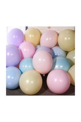 100 lü Adet Karışık Soft Makaron Balon Mat Pastel Balon Parti Süs PS12345731PD