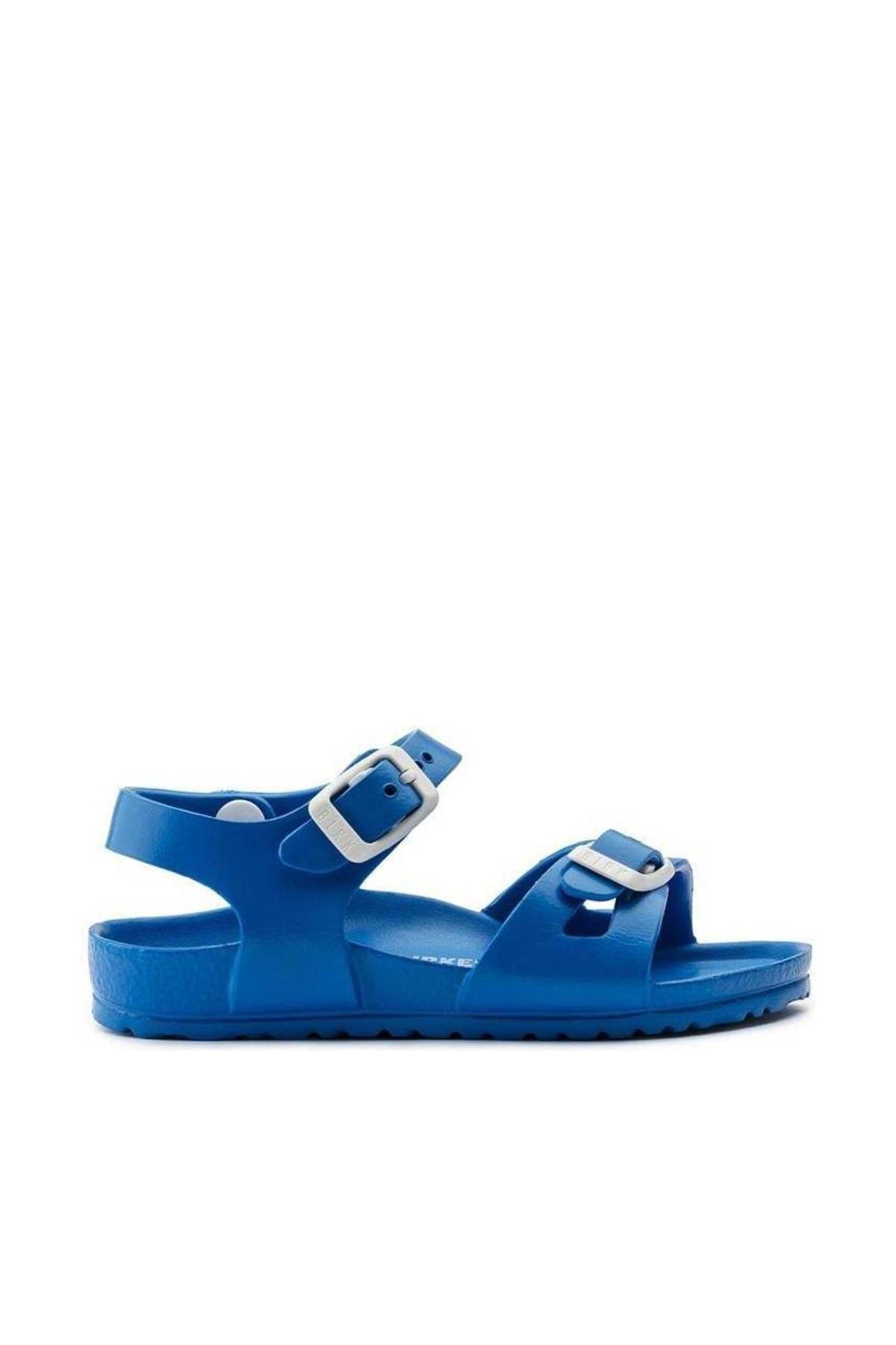 دمپایی بیرکن استاک پسرانه اوا آبی  راسته      Daily/روزانه | Birkenstock 1003535_SCUBA BLUE DE - تصویر 4
