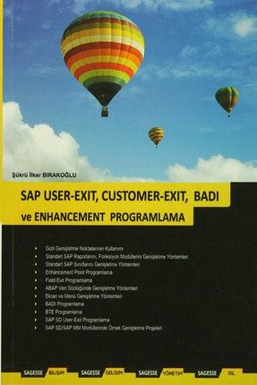 SAP User-Exit, Customer-Exit, Badi ve Enhancement Programlama 359161