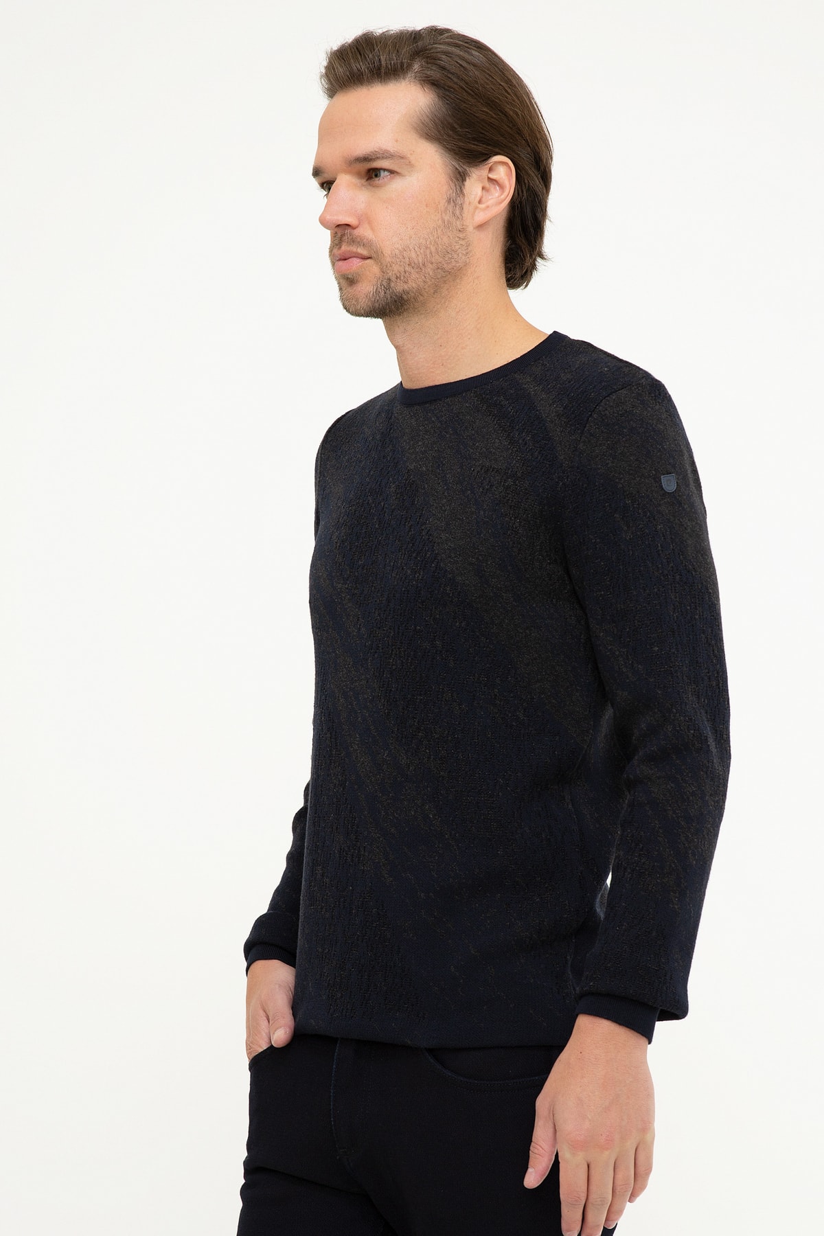پلیور مردانه راسته آستین بلند | پیر کاردین Pierre Cardin G021GL0TK.000.940522 - تصویر 3