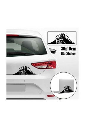 Star Wars Bagajdan Çıkan Darth Vader Sticker - Araç Oto Araba Etiket, Çıkartma 457668560