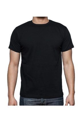 Büyük Beden Likralı Tshirt 131LT/Siyah
