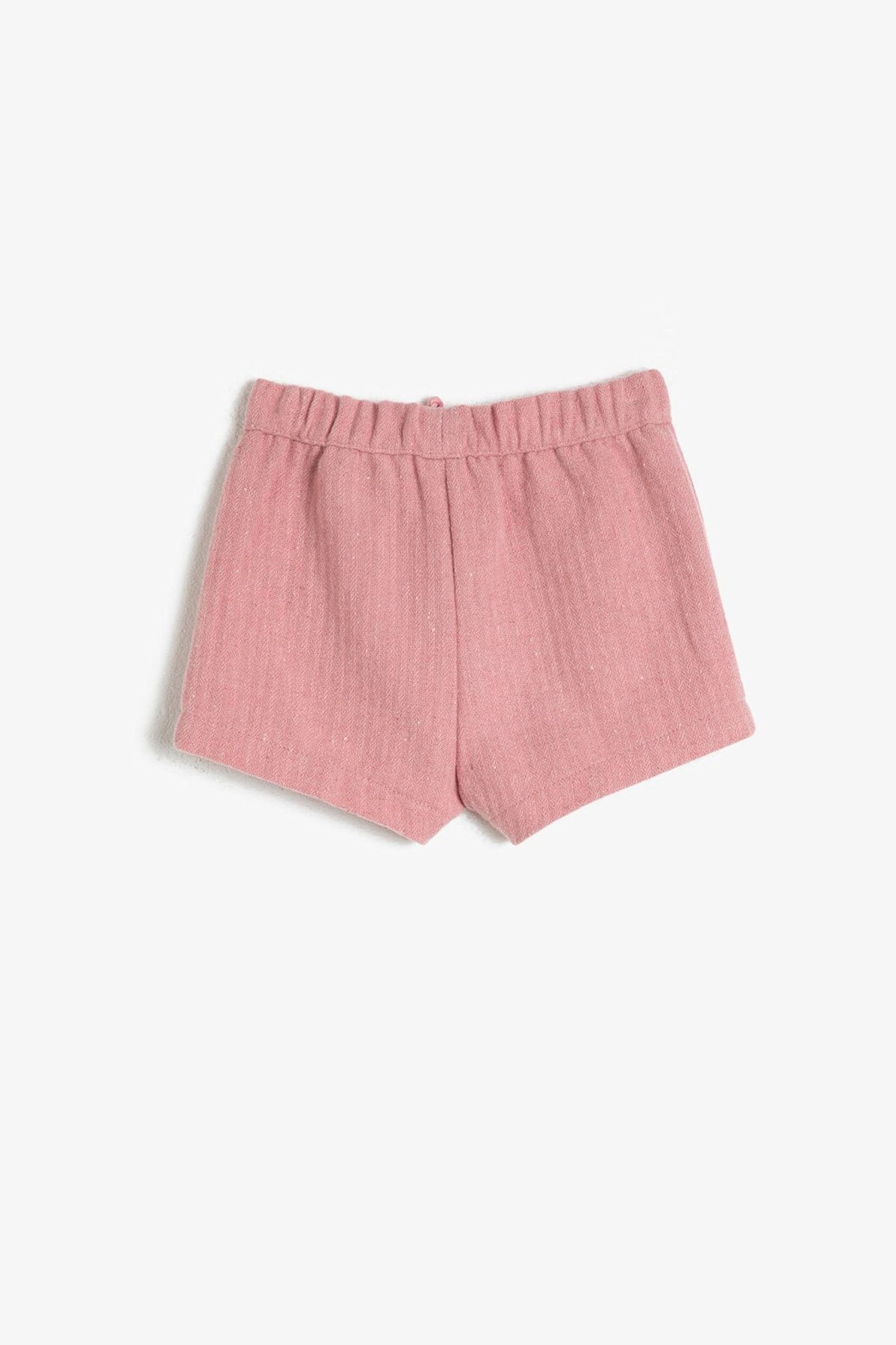 Kız Bebek Erkek Pembe Firfir Detayli Sort 0KMG49841OW