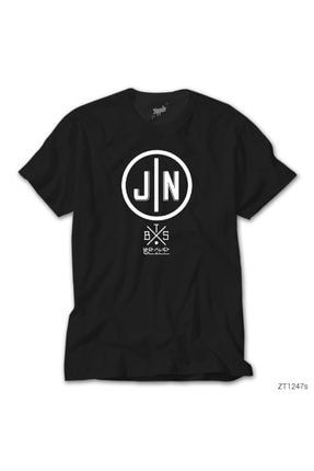 Bts Jin Logo Siyah Tişört ZT1247s
