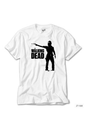 The Walking Dead Rick Grimes Beyaz Tişört ZT-568