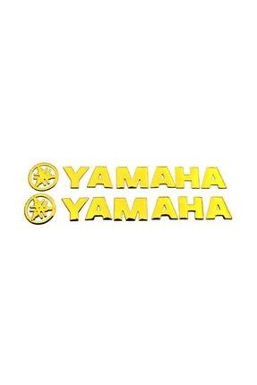 Yamaha Kabartmalı Sticker Yapıştırma Altın 230
