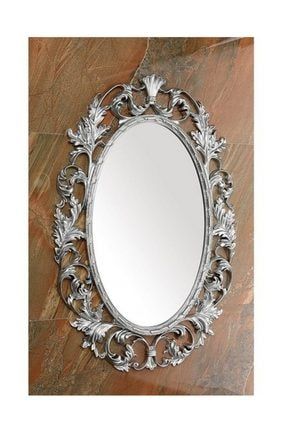 Ayna Clk888 Dekoratif Salon Aynası Gümüş 05323