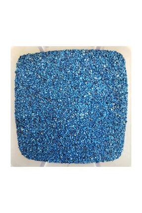 1 Kilo Renkli Öğütülmüş Doğal Deniz Kabuğu Kumu Koyu Mavi ARM-TU7195