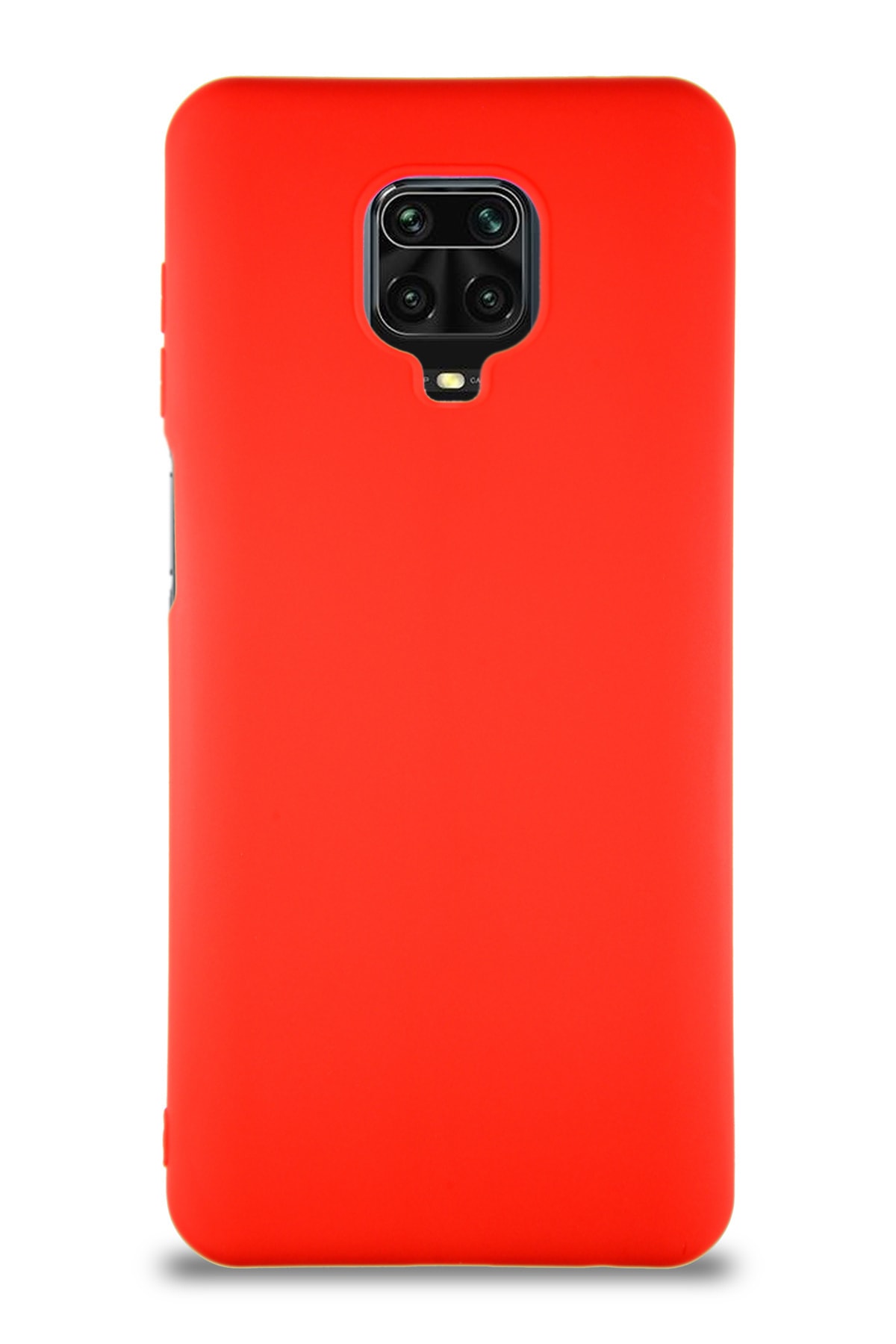 Xiaomi Redmi Note 9S Soft Premier Renkli Silikon Kapak - Kırmızı