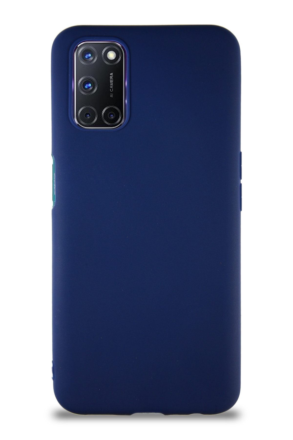 Oppo A92 Soft Premier Renkli Silikon Kapak - Lacivert