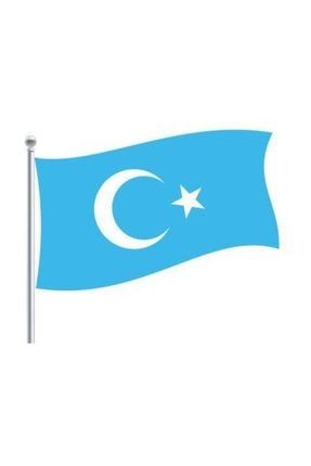 Doğu Türkistan Bayrağı 100x150 cm d2