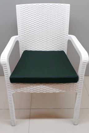 papatya koltuk minderi yesil ekru