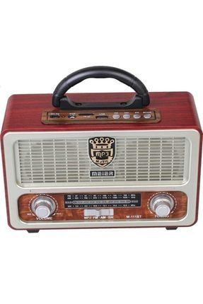 Eskitme Nostalji Tasarımlı Bluetoothlu Nostalji Radyo vip0998