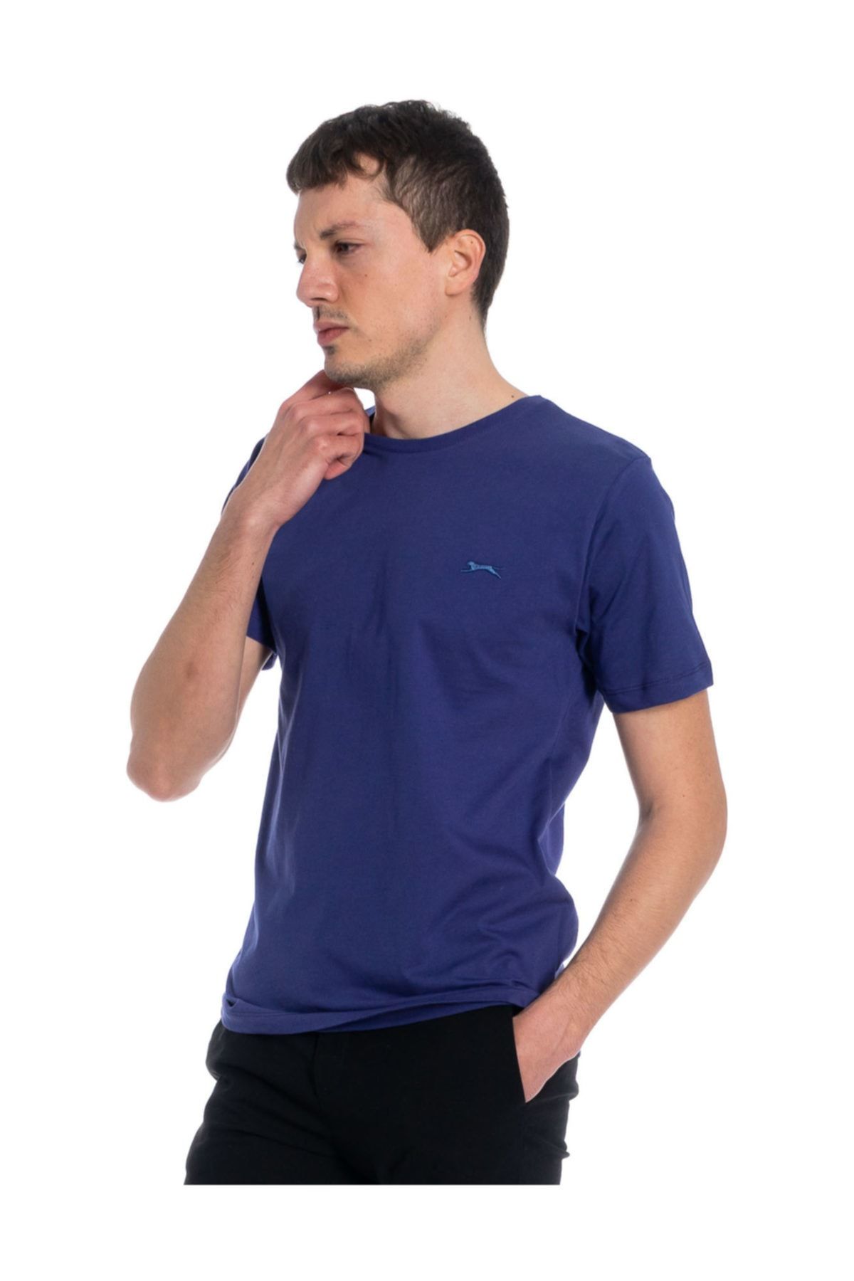 Slazenger Sport T-Shirt Dunkelblau Regular Fit