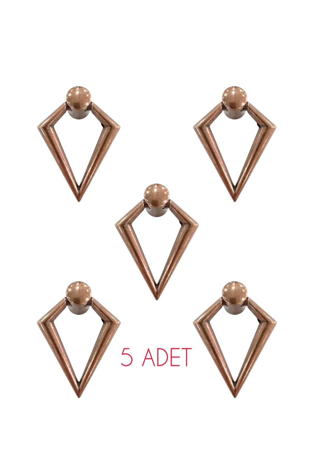 ARON 5 PCS Hayal Pendulum Handle ANTIQUE ROSE GOLD TV Unit