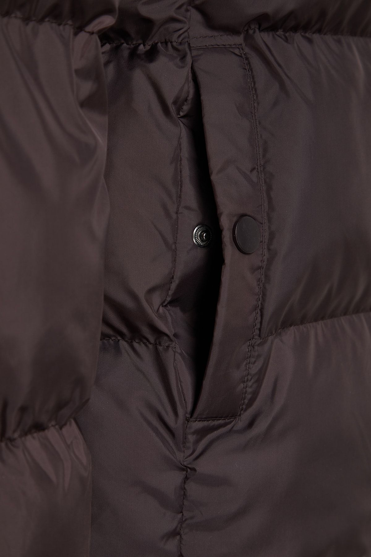 Trendyol Collection-Übergroße braune Pufferjacke – wasser- und windbeständig TMNAW23MO00086 7