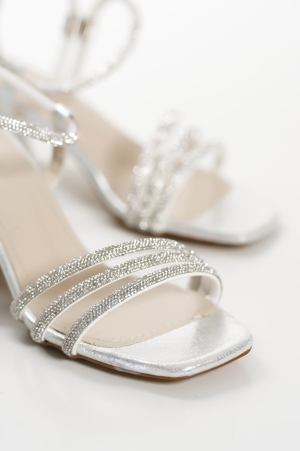 صندل زنانه نقره اي ZİESCE | MCN3102 اورجینال - تصویر 5