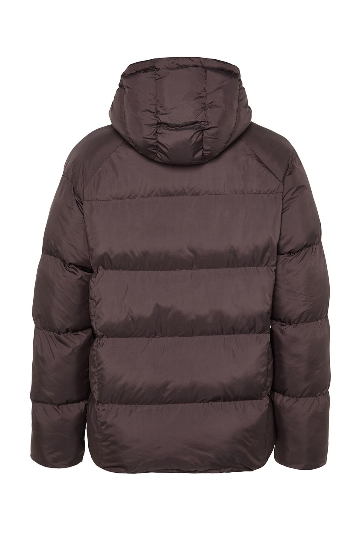 Trendyol Collection-Übergroße braune Pufferjacke – wasser- und windbeständig TMNAW23MO00086 8