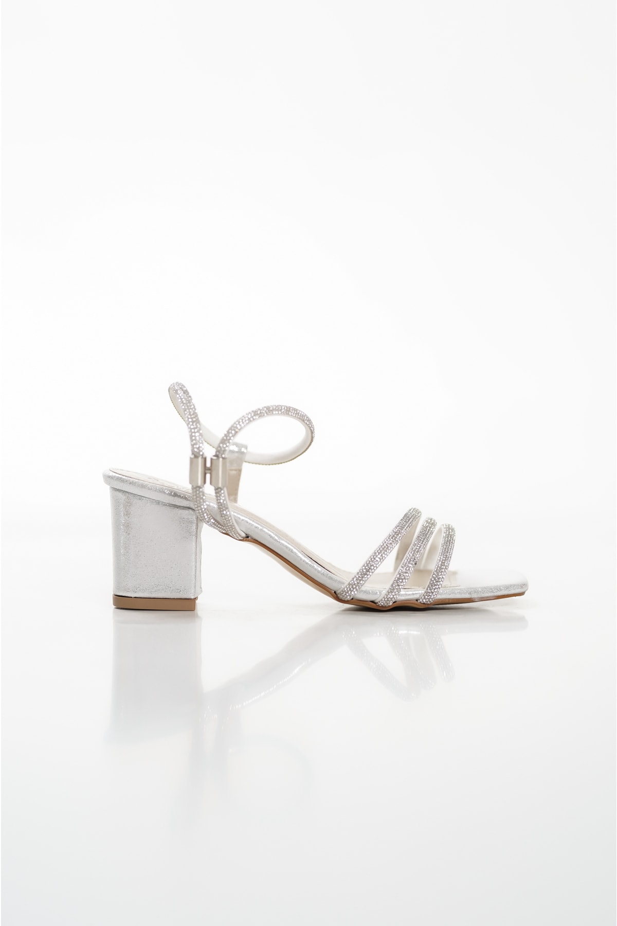 صندل زنانه نقره اي ZİESCE | MCN3102 اورجینال - تصویر 7