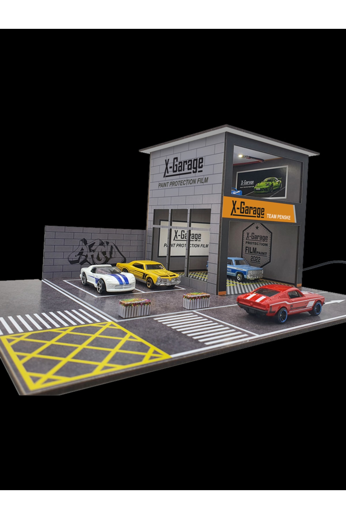 reklambalaj Single Deck with LED Light for 164 Scale Vehicles Repair