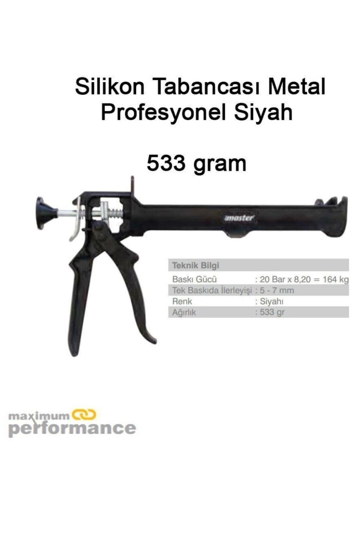 KL HOME Profesyonel Seri 1. Kaliteli Metal Silikon Tabancası- 533 gram Ağırlık