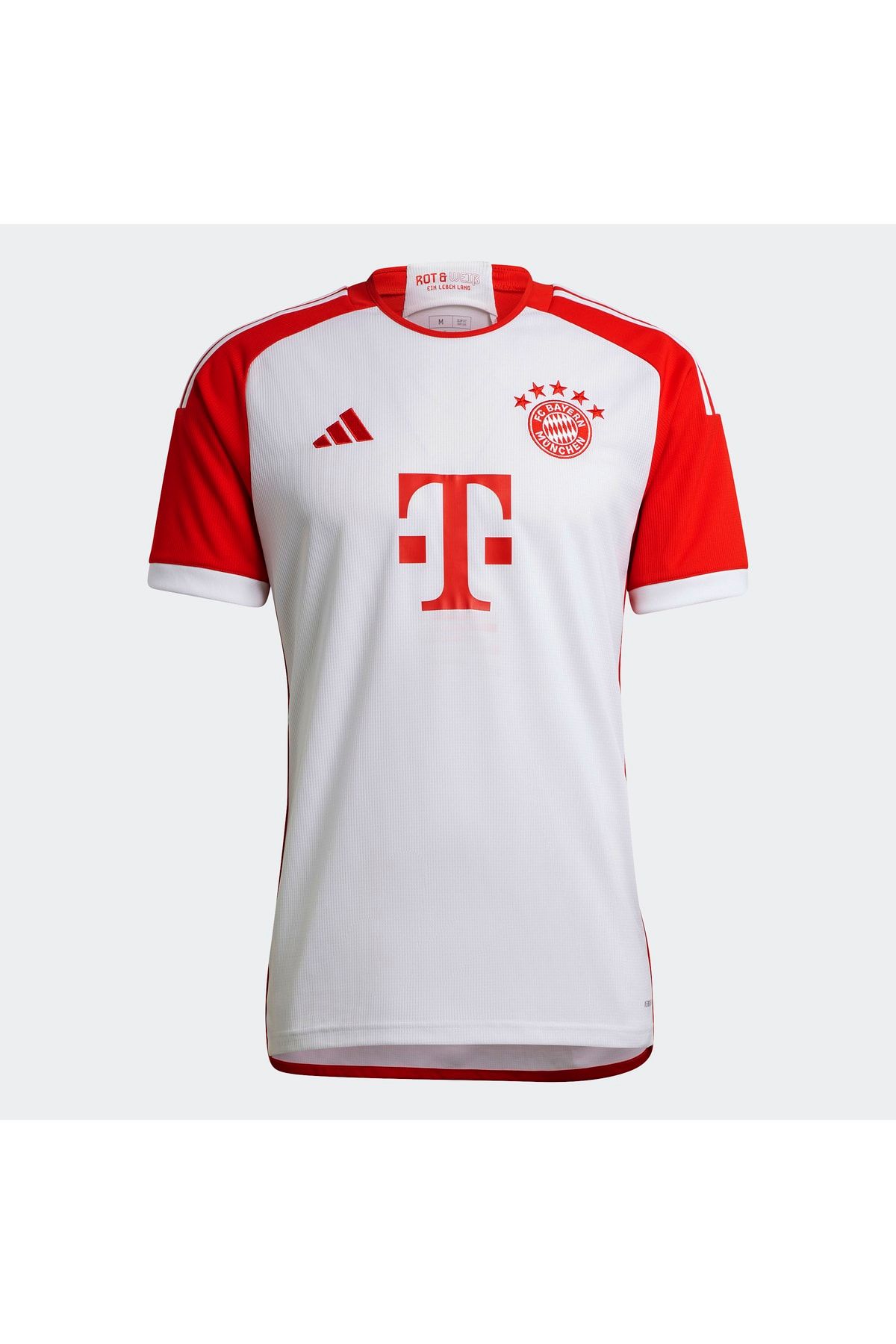 Red and sale white football shirt