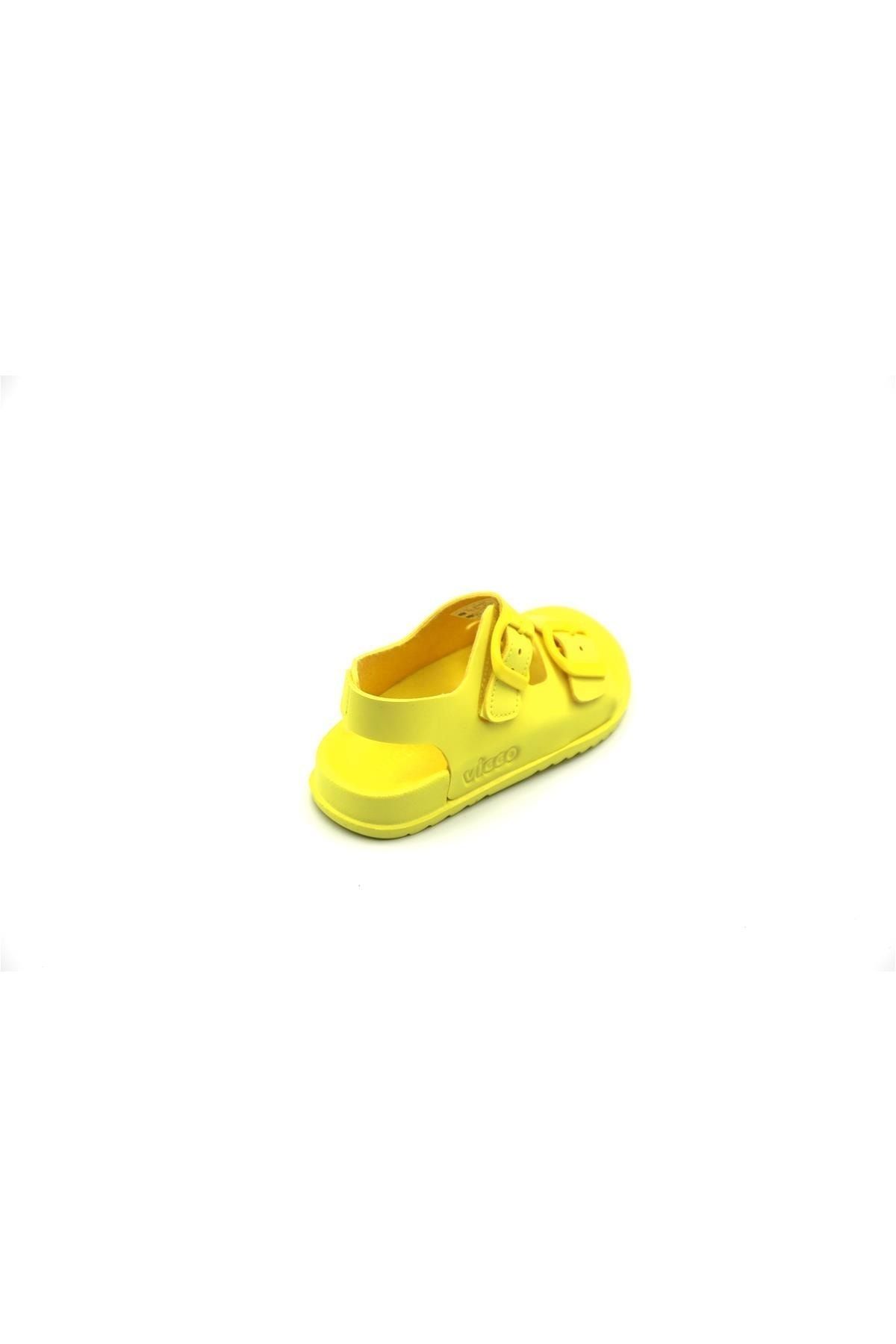 صندل زرد دخترانه و پسرانه بچگانه 321 p23y 253 Miyu Sandals ان Vicco