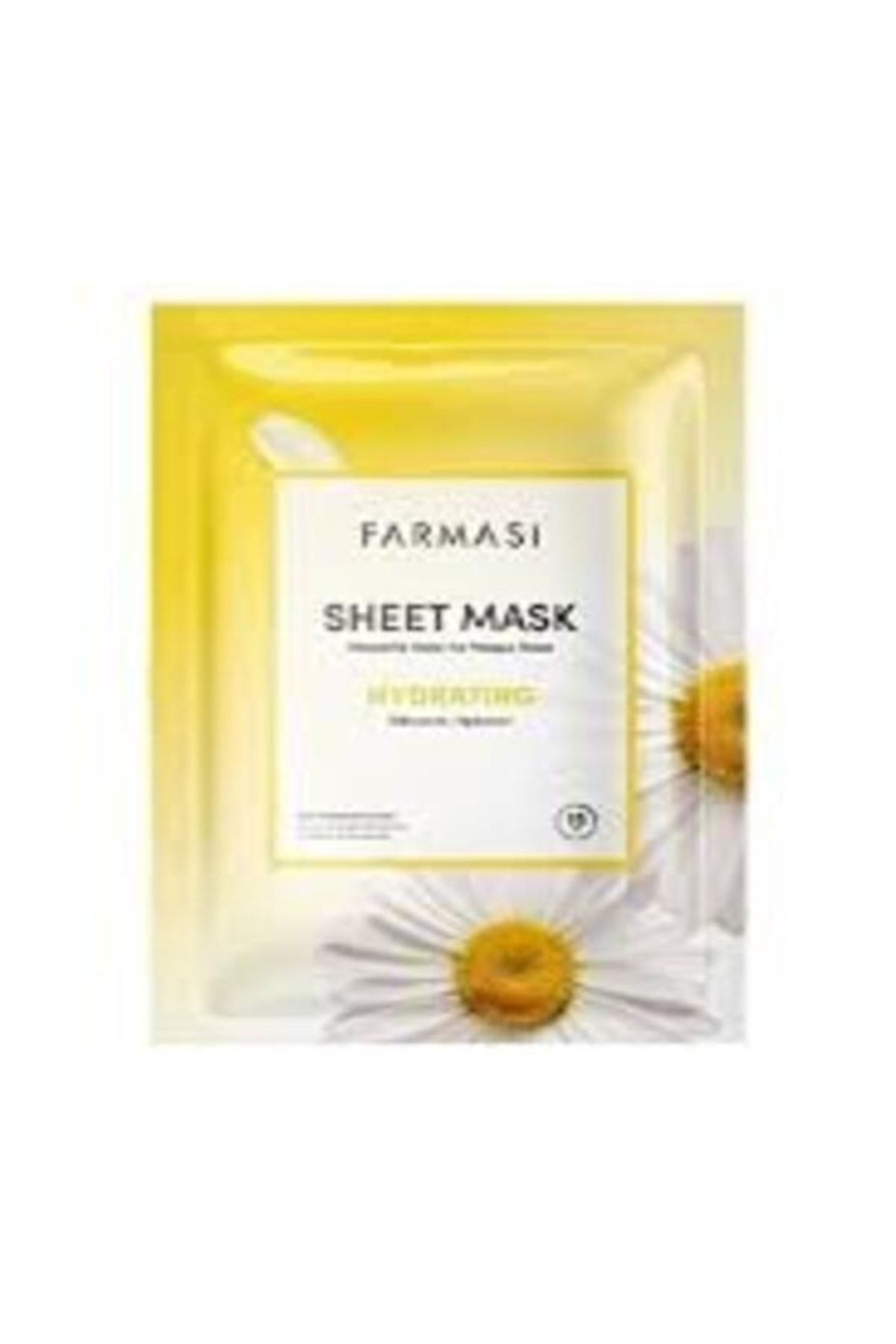 ماسک ورقه ای بابونه آبرسان و مرطوب کننده پوست 28 گرم فارماسی Farmasi