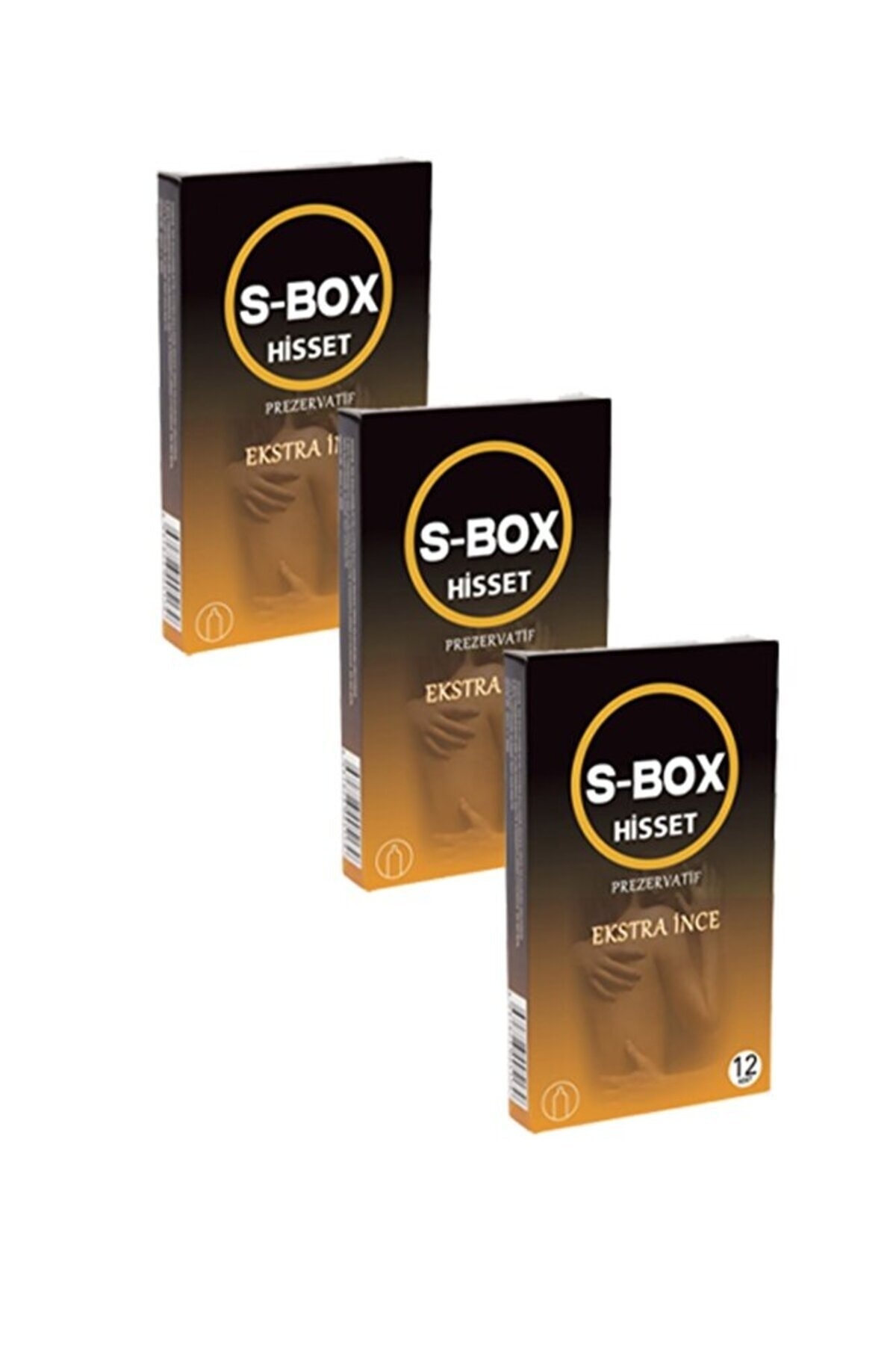 S-Box Hisset Prezervatif 12 Li Ekstra Ince 3'lü