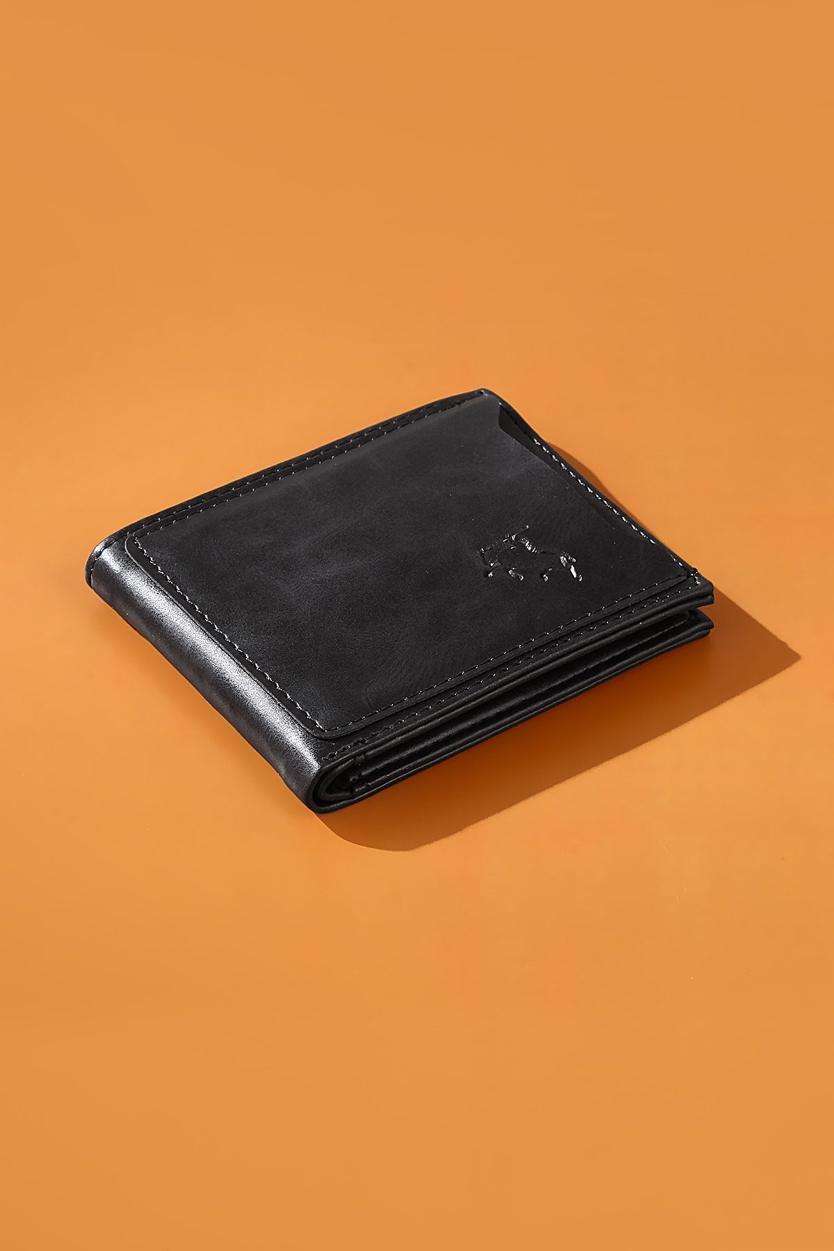 کیف پول مردانه کارت کمربند مجموعه سیاه در جعبه هدیه polo air