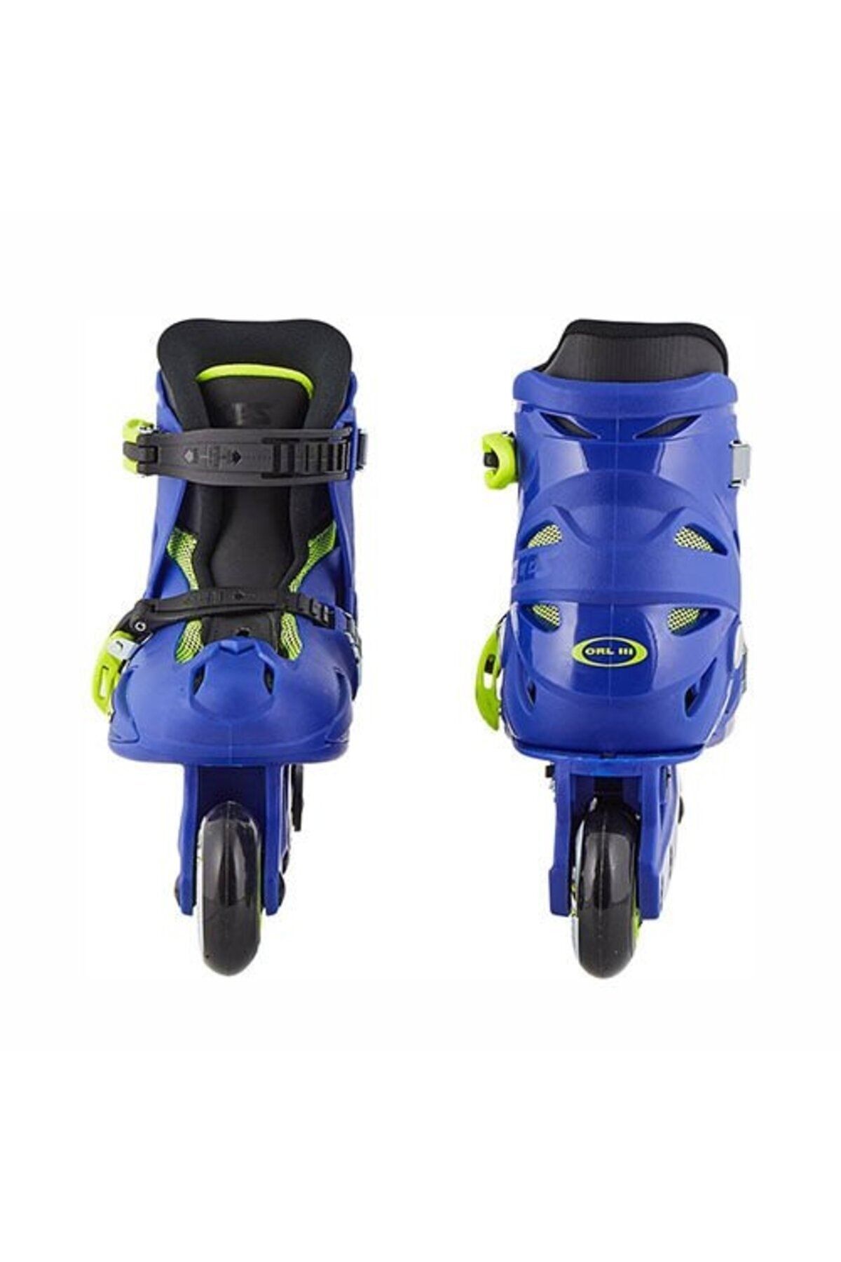 Roces-Orlando III Blue Lime Adjustable Children's Skate 3