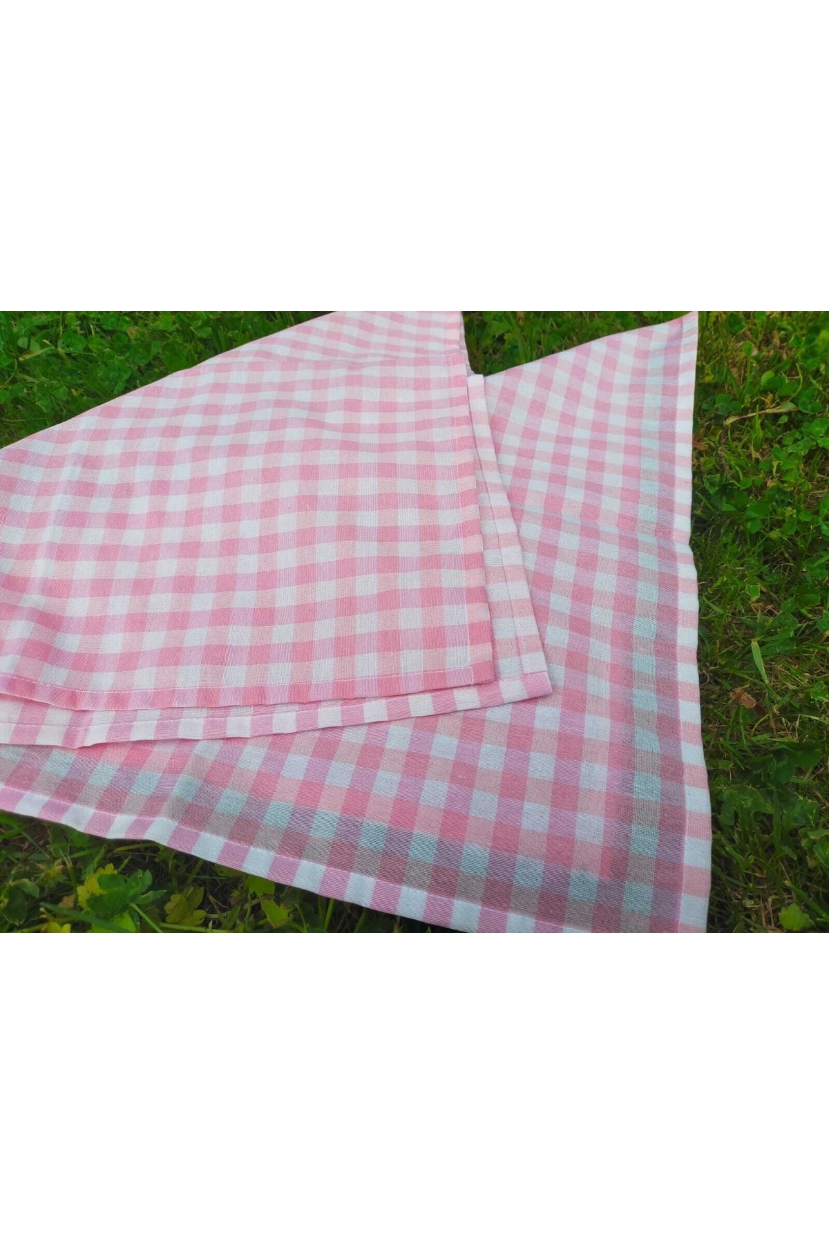 Pembe Pötikare Servis Peçetesi Tekli - Piknik Seti Için 2