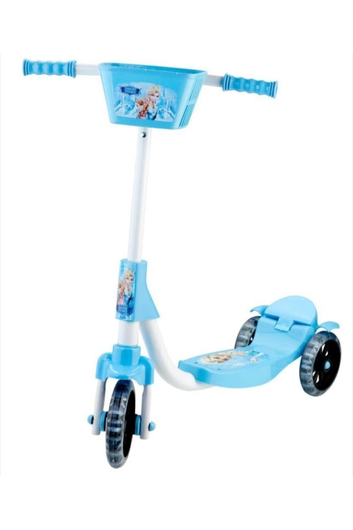 BEREN Silikon Tekerli Sepetli Frenli Scooter