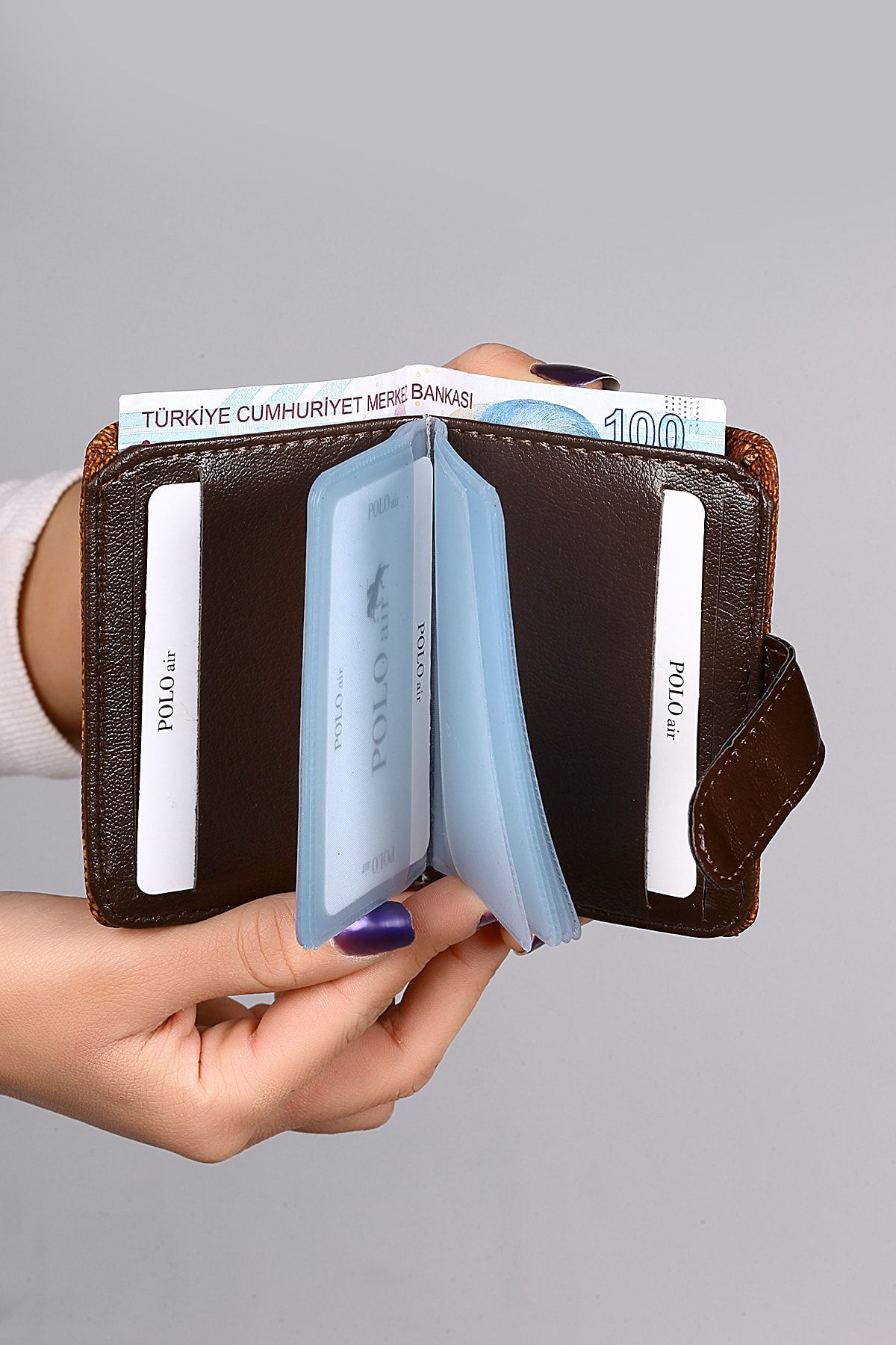 کیف پول مردانه کارت کمربند مقدس کیتچین سبک تر تنظیم شده در جعبه هدیه polo air