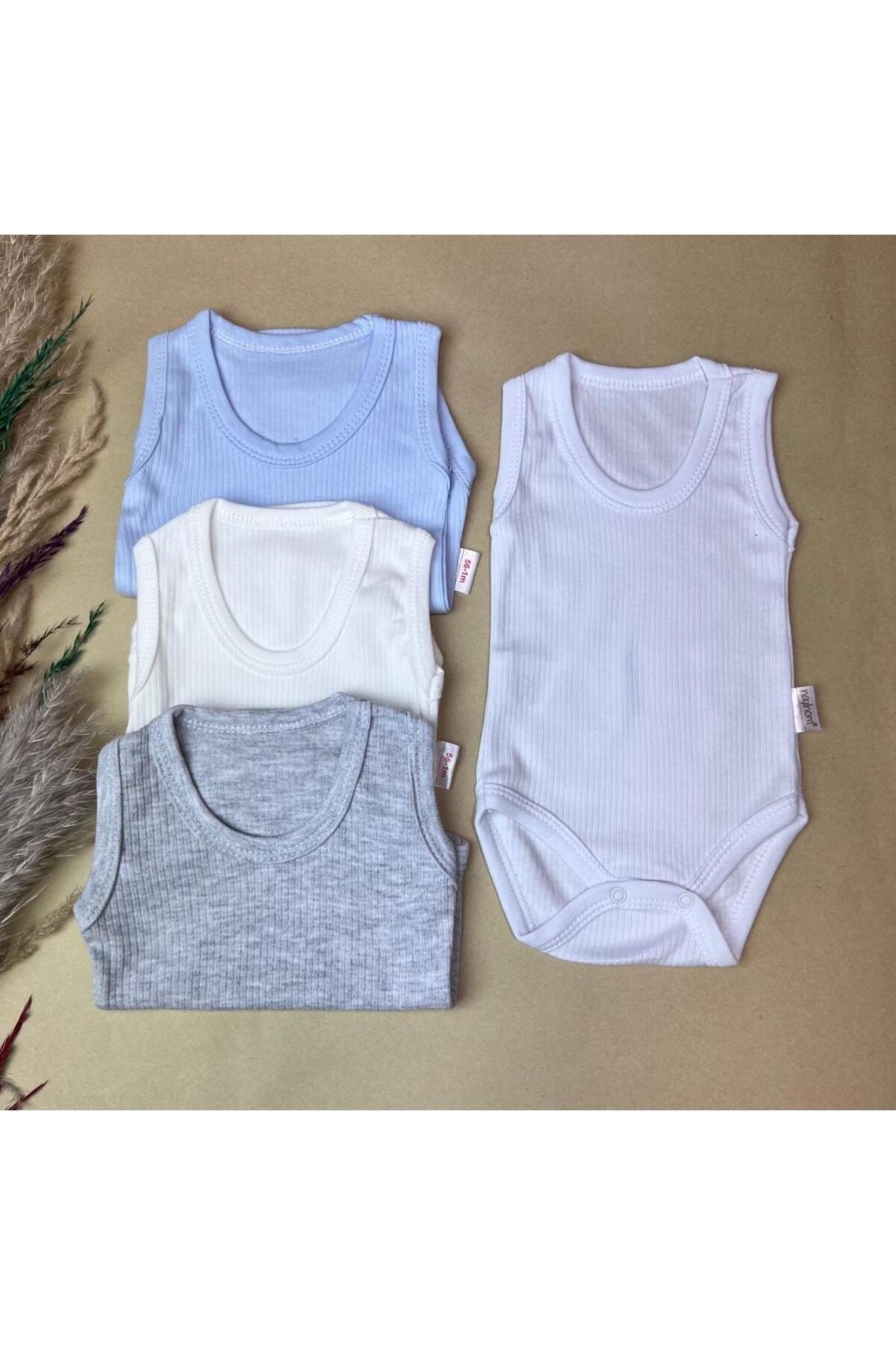 بادی نوزادی دخترانه آبی Sparrow Laurel | sprl2623 اورجینال - تصویر 4