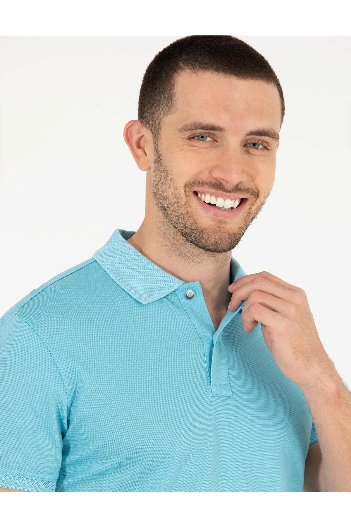 تیشرت یقه پلو مردانه راسته آستین کوتاه | پیر کاردین Pierre Cardin G021SZ011.000.1567290.VR003 - تصویر 7