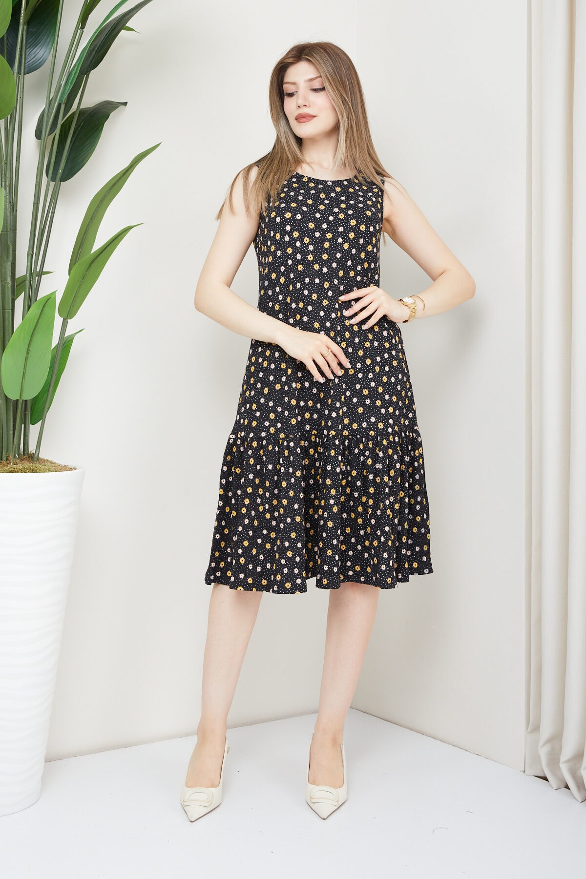Women's Floral Patterned Dress